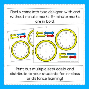 analog clock manipulative